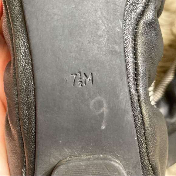 Tory burch black gabby slip on ballet flats 7.5 - Picture 10 of 10